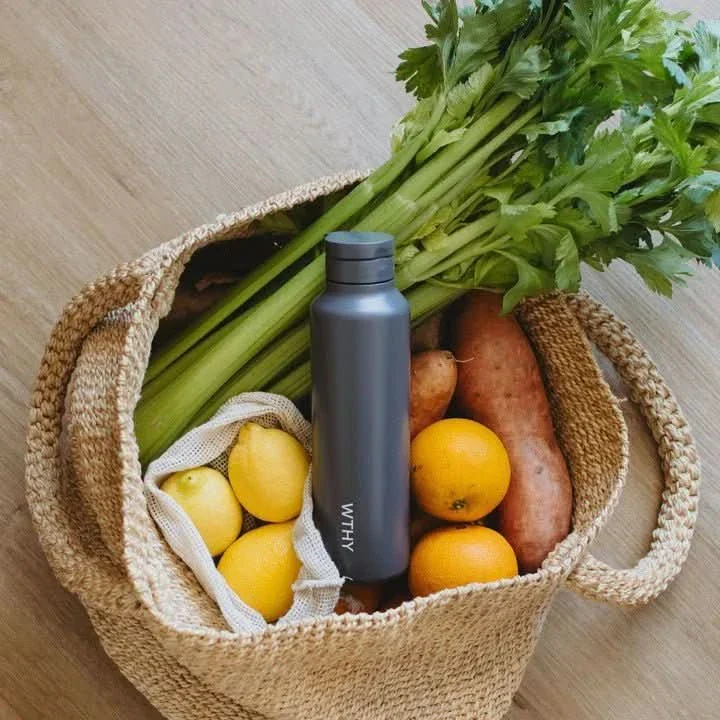750ml Sugarcane Drink Bottle - Charcoal - Image 3