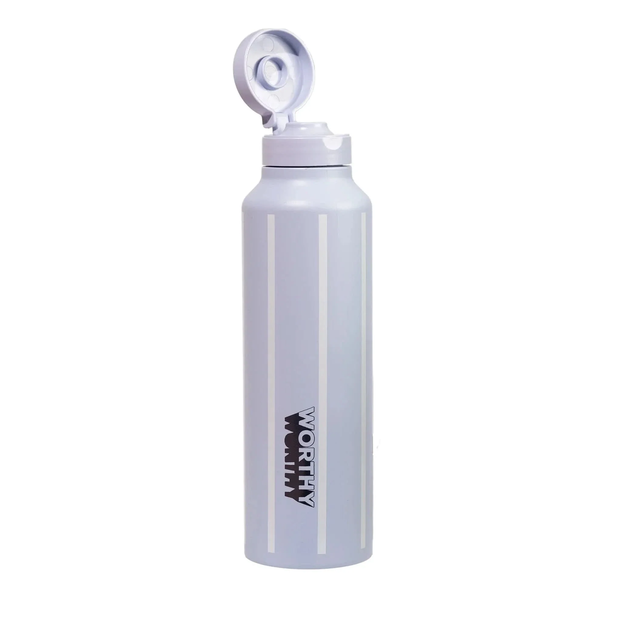 750ml Sugarcane Drink Bottle - Blue Striped - Image 7