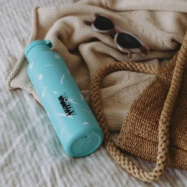 750ml Sugarcane Drink Bottle - Ocean Aqua - Image 5