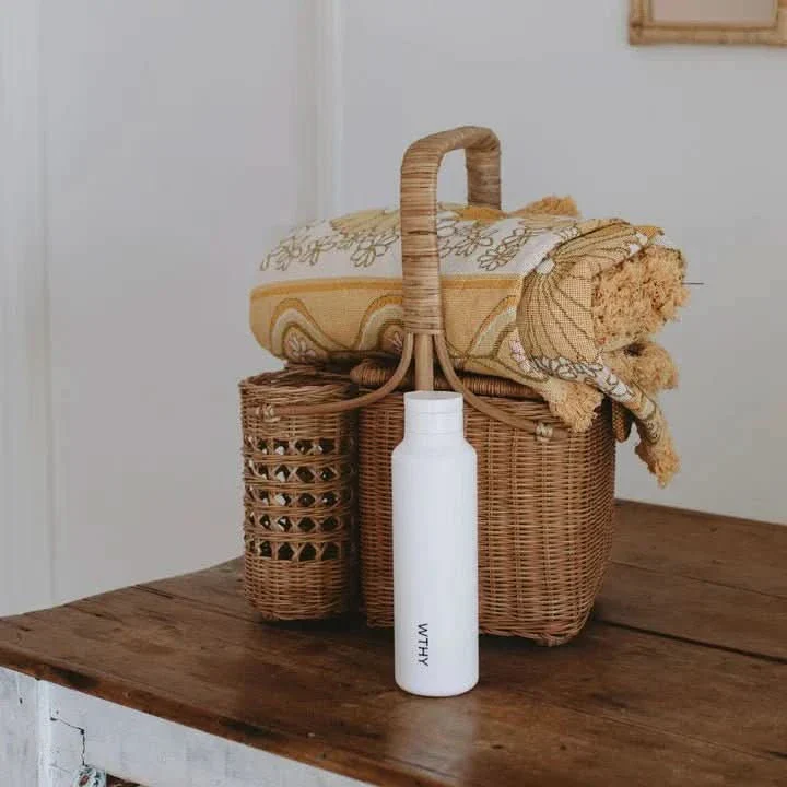 750ml Sugarcane Drink Bottle - Pure White - Image 5