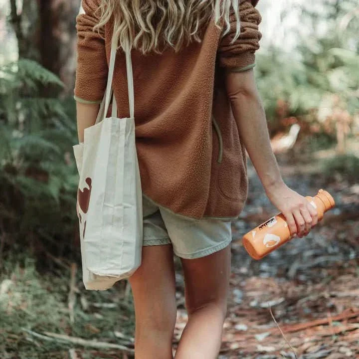 750ml Sugarcane Drink Bottle - Retro Orange - Image 2