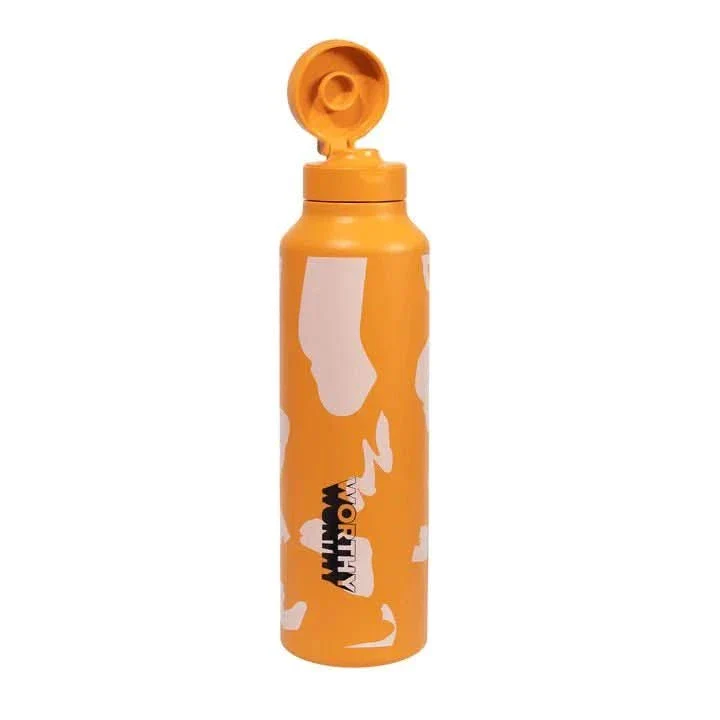 750ml Sugarcane Drink Bottle - Retro Orange - Image 5