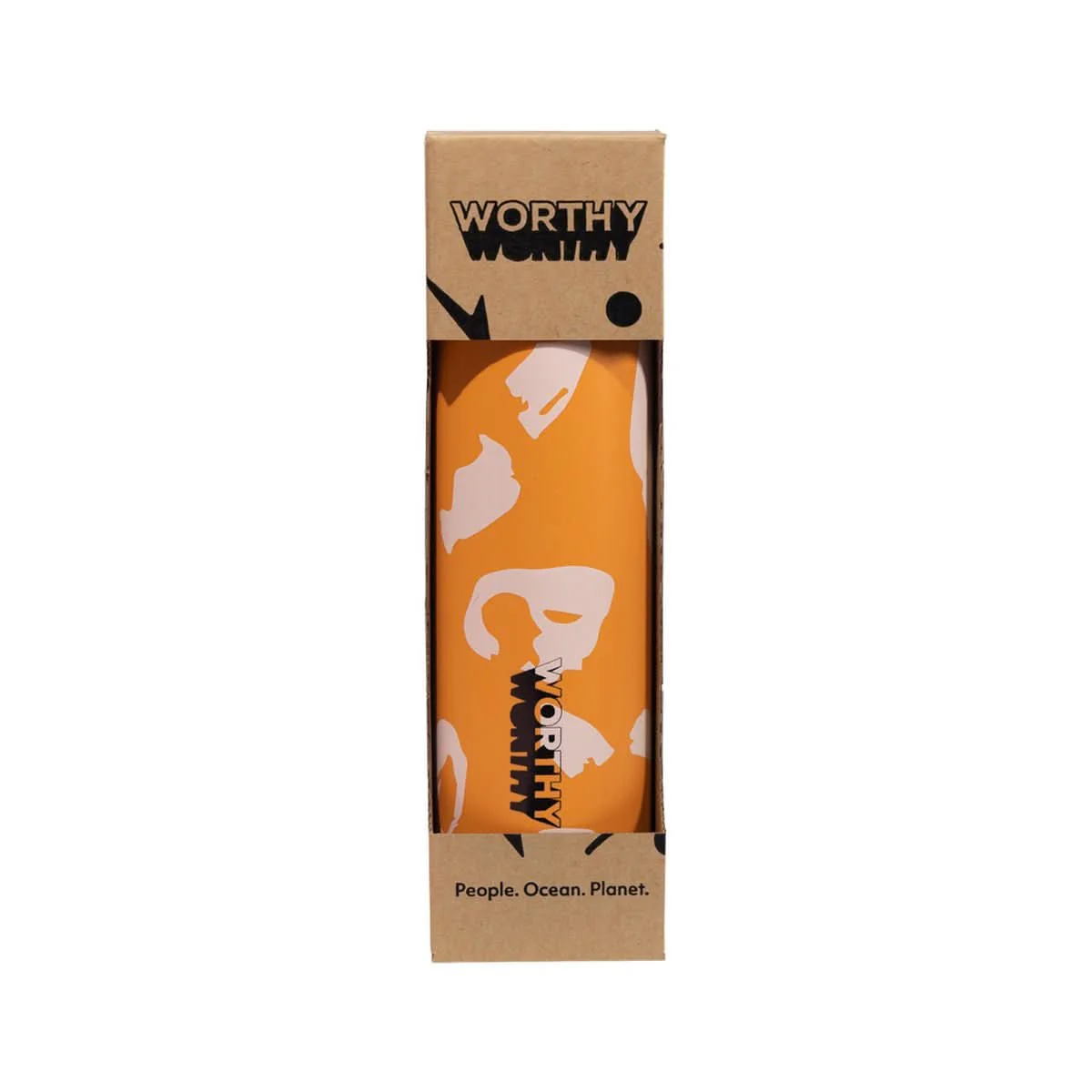 750ml Sugarcane Drink Bottle - Retro Orange - Image 6