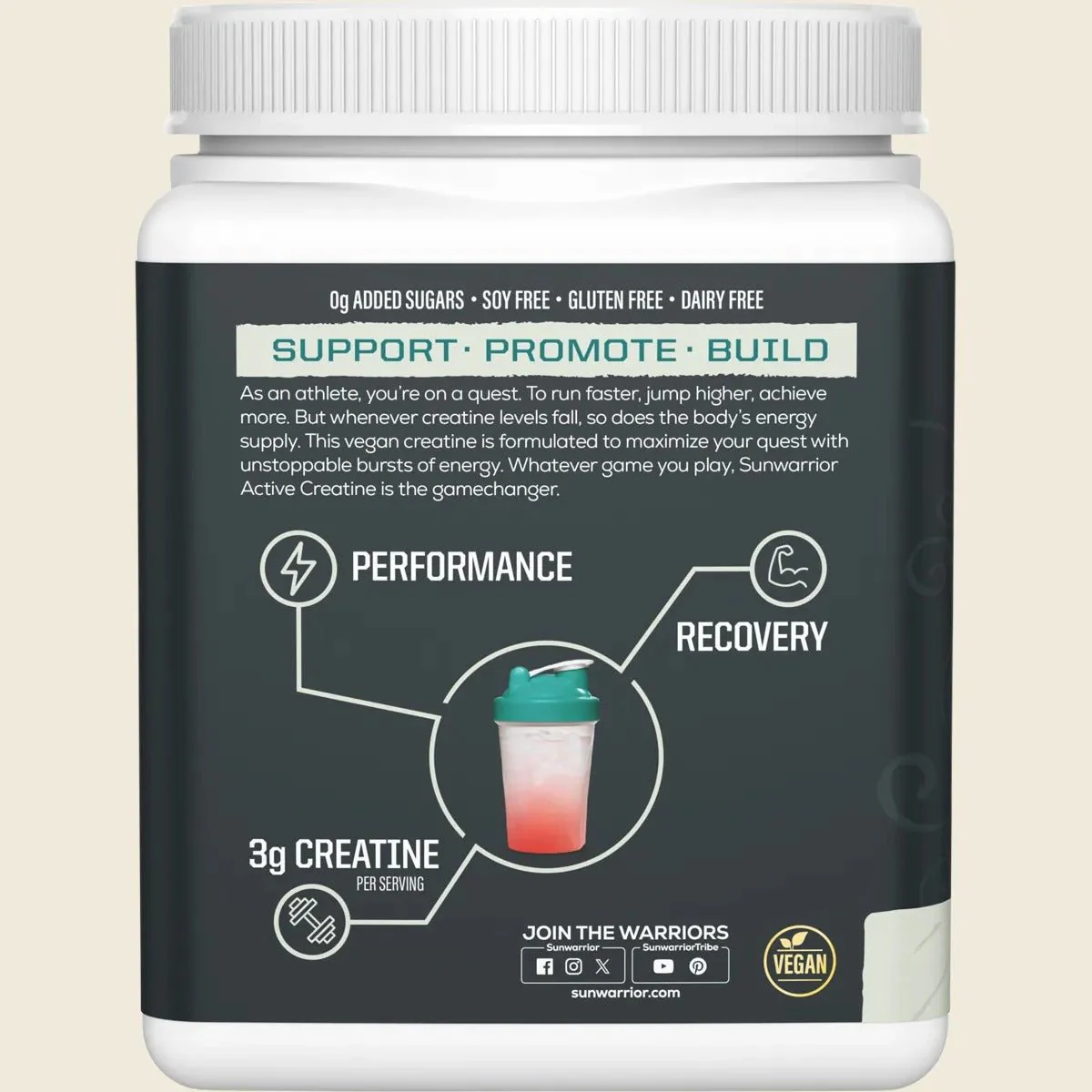 Active Creatine Monohydrate Unflavoured 300g - Image 3