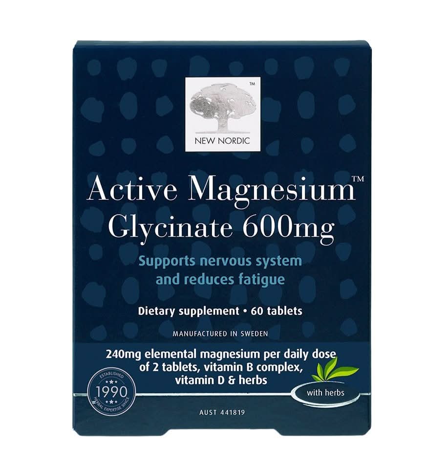 Active Magnesium Glycinate - 60 tablets