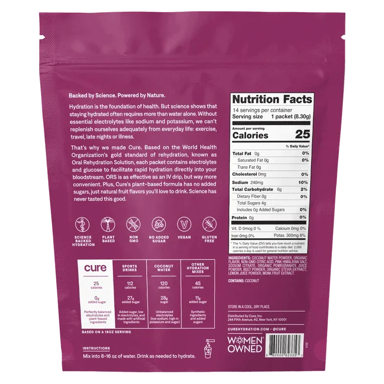 Berry Pomegranate - Hydrating Electrolyte Mix - 14 Pack - Image 2