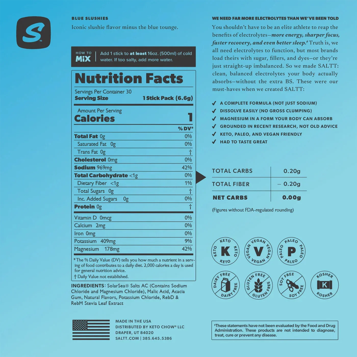 Blue Slushies - 30 Sticks - Image 2