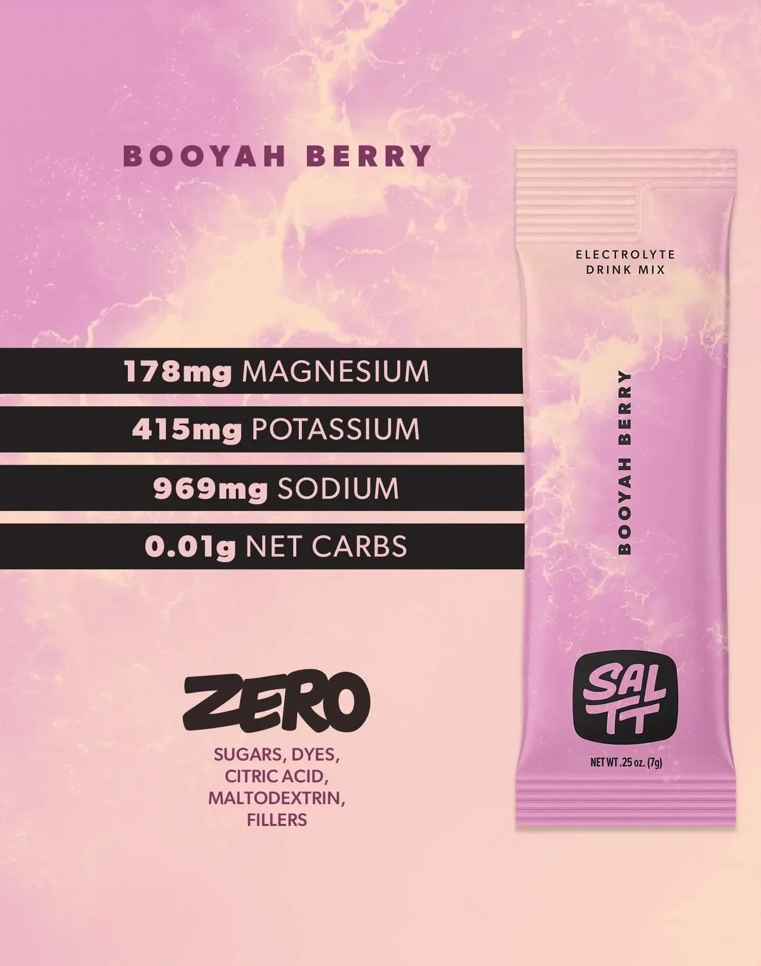 Booyah Berry Electrolyte Drink Mix - 30 Sticks - Image 3