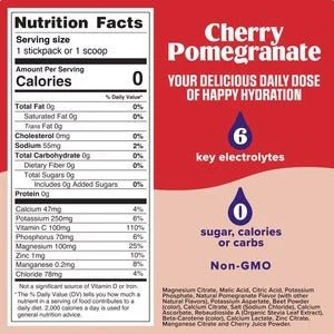 Cherry Pomegranate Electrolyte Drink Mix - 90 Serves - Image 2