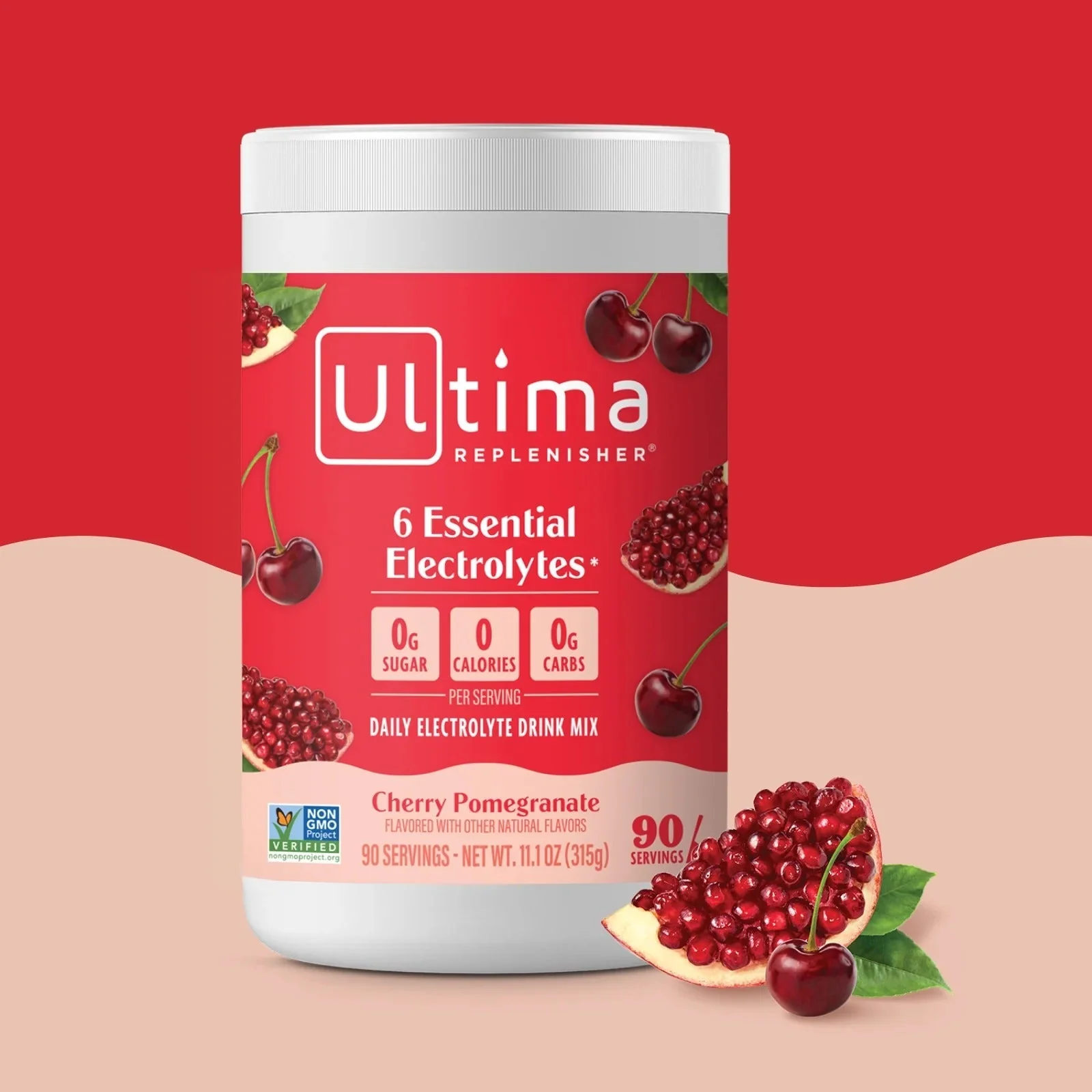 Cherry Pomegranate Electrolyte Drink Mix - 90 Serves - Image 3