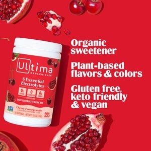 Cherry Pomegranate Electrolyte Drink Mix - 90 Serves - Image 4