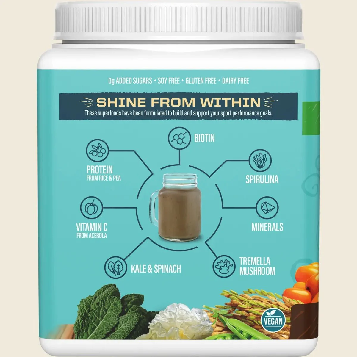 Collagen Building Protein Peptides Chocolate Fudge 500g - Image 3