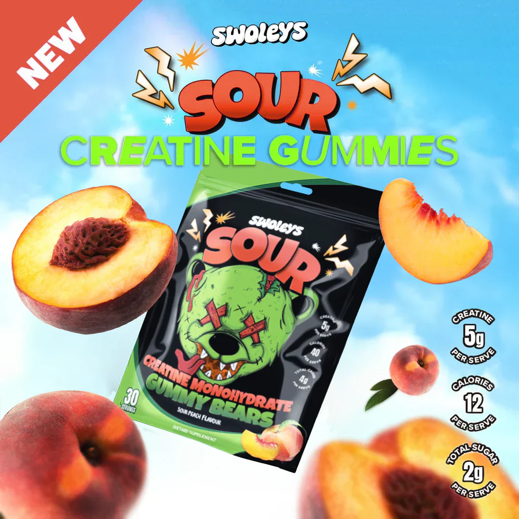 Creatine Gummy Bears - Sour Peach - Image 5