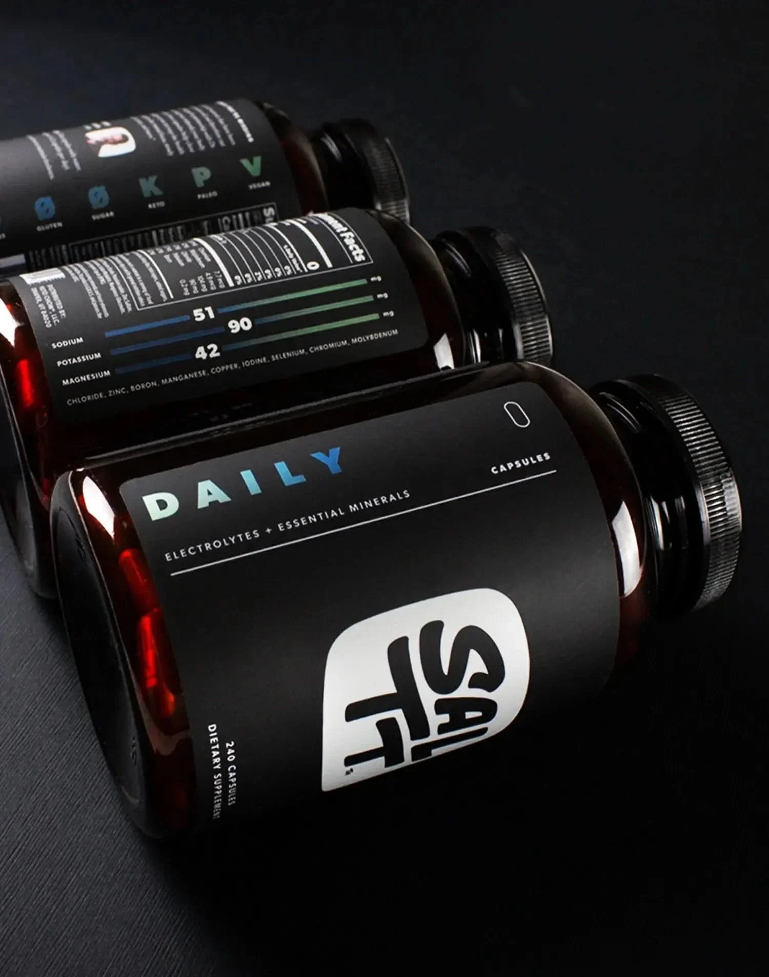 Daily - Electrolytes + Minerals - 240 Caps - Image 4