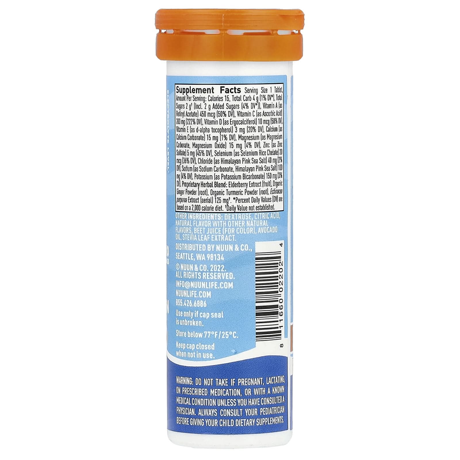 Daily Hydration - Immunity - Blueberry Tangerine - 10 Tablets - Expires 31 May 2026 - Image 2