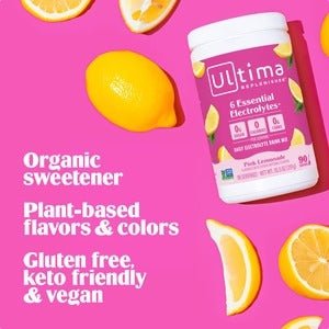 Pink Lemonade Electrolyte Drink Mix - 90 Serves - Image 4