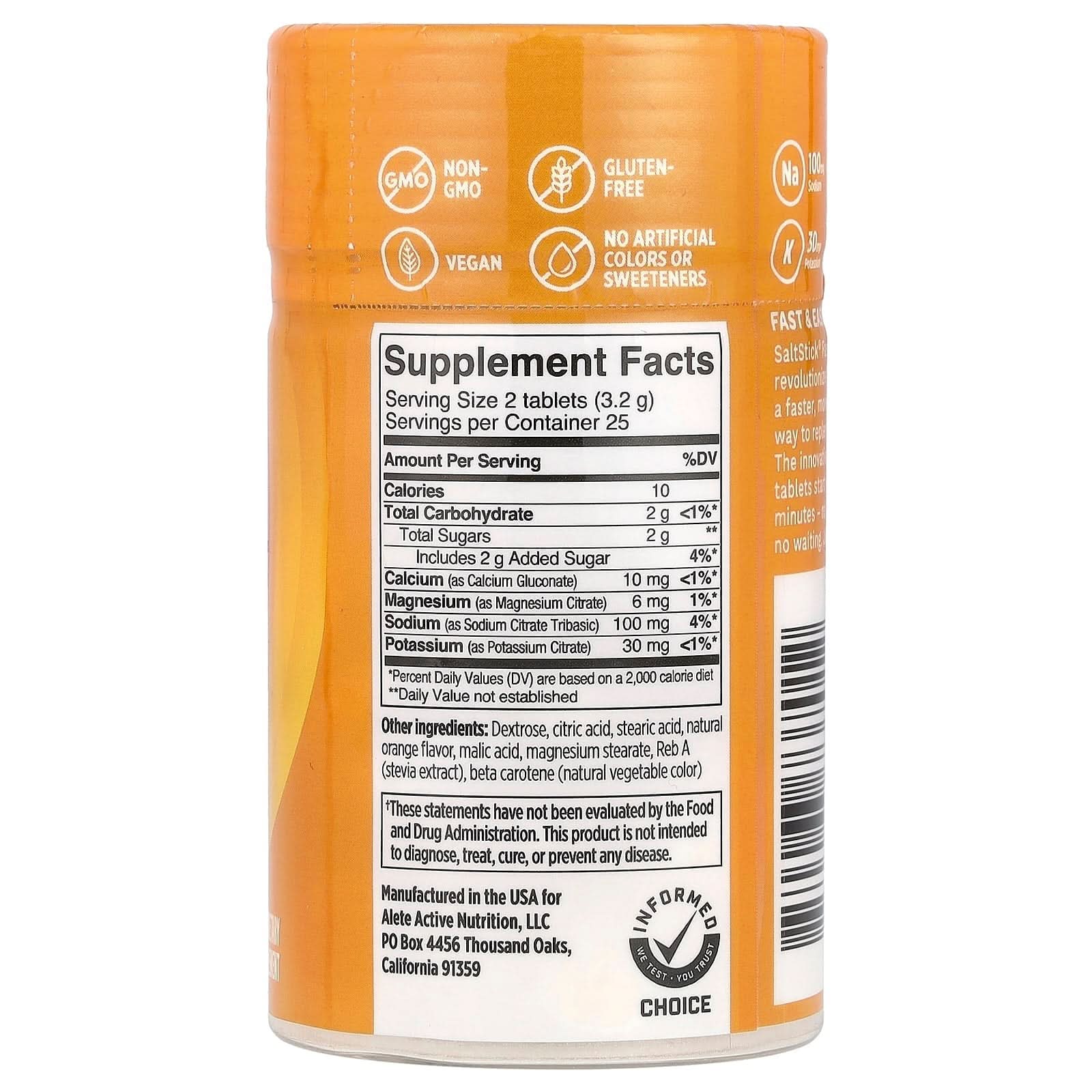 FastChews - Chewable Electrolytes - Tart Orange - 25 Serves - Image 5