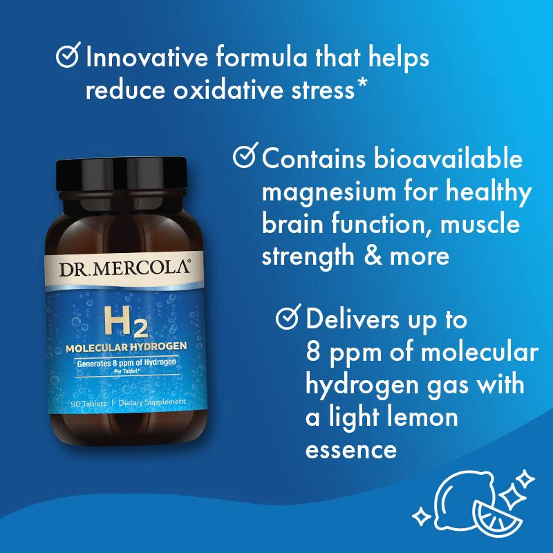 H2 Molecular Hydrogen - 80 mg - 90 Tablets - Image 4