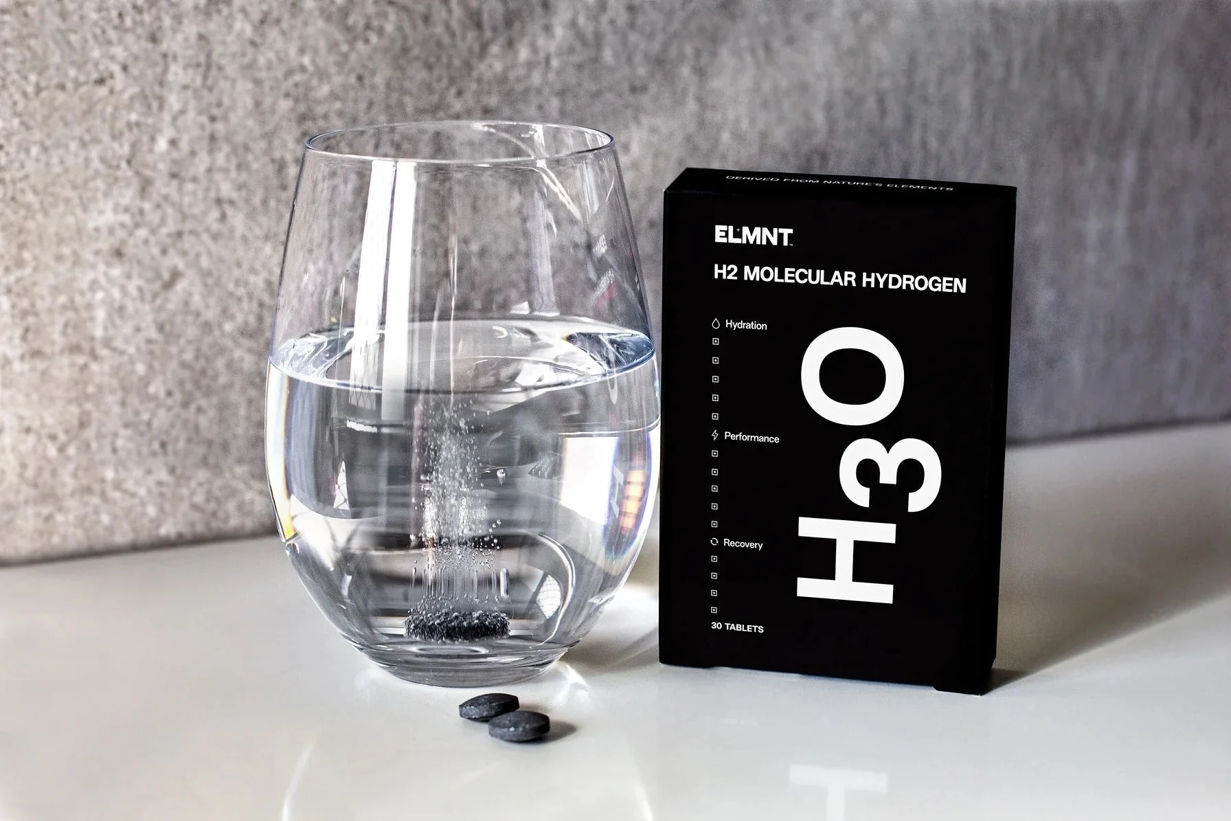 H2 Molecular Hydrogen Water Tablets Natural - 30pk - Image 3