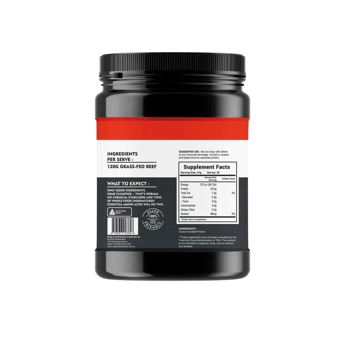 Hydro Beef Isolate Protein - Australian Grass Fed - 630g - Image 3