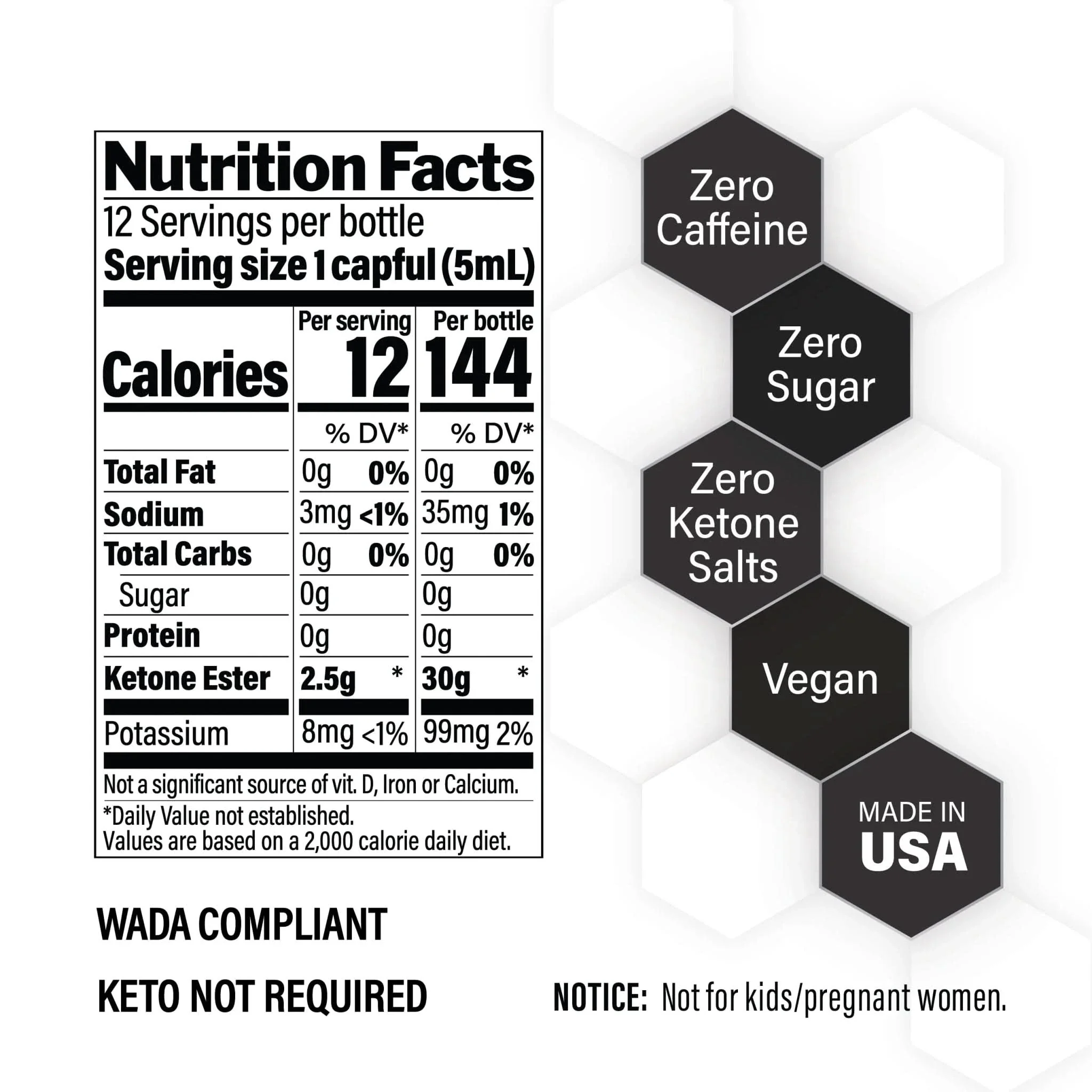KE4 Ketone Ester Drink 60ml x 12 - Image 3