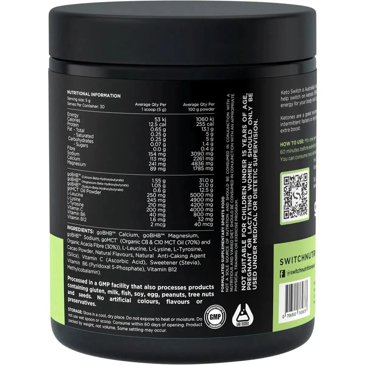 Keto - BHB Ketogenic Performance Fuel - Chocolate - 150g - Image 2