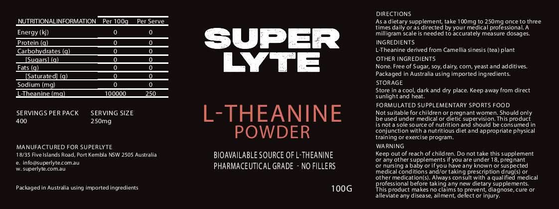 L-Theanine Powder - 100g - Image 2