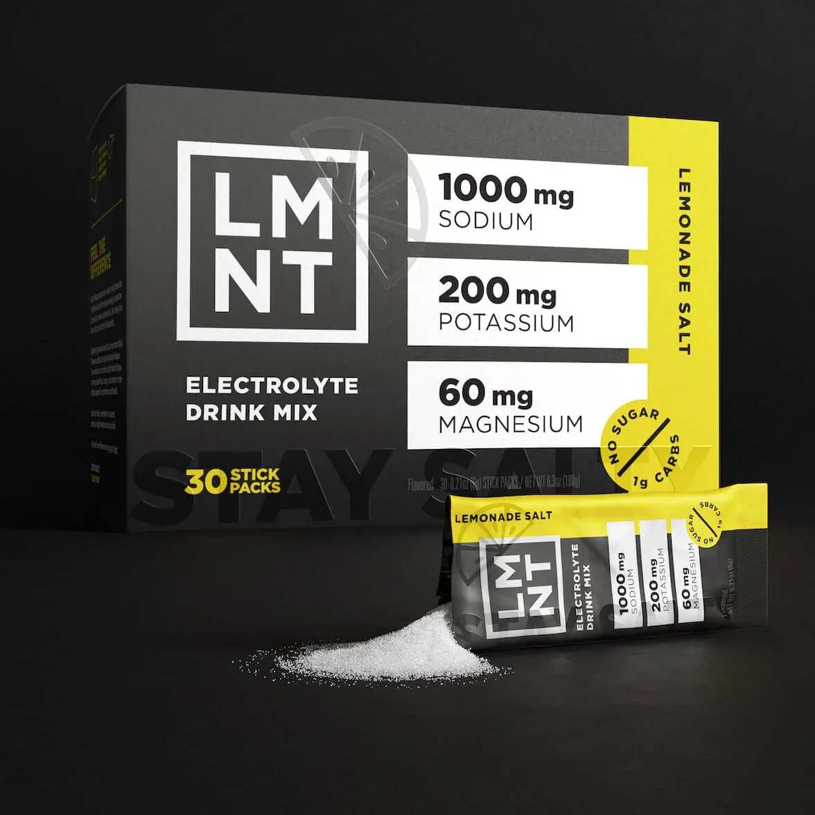 LMNT Lemonade Salt Electrolyte Mix - 30 Ct - Image 4