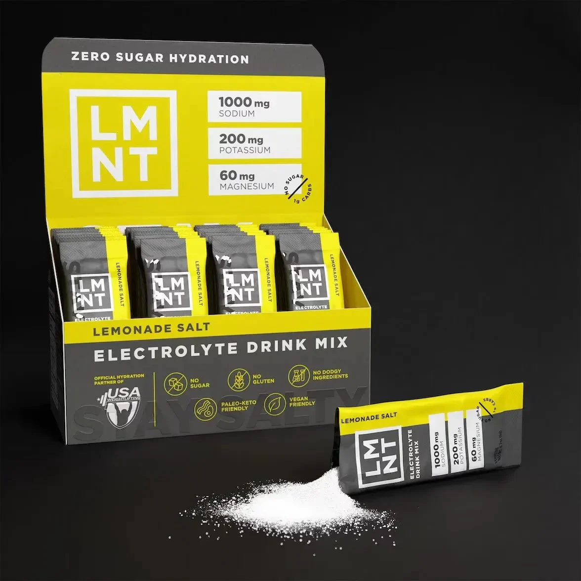 LMNT Lemonade Salt Electrolyte Mix - 30 Ct - Image 6