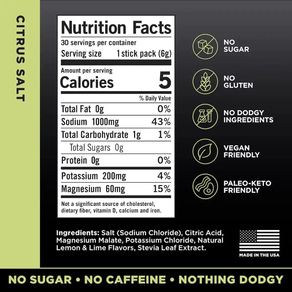 LMNT Citrus Salt Electrolyte Mix - 30 Ct - Image 3