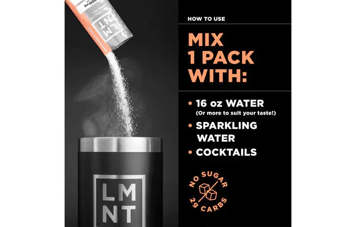 LMNT Grapefruit Salt Electrolyte Mix - 30 Ct - Image 4