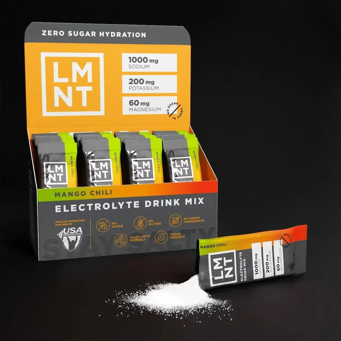 LMNT Mango Chilli Electrolyte Mix - 30 Ct - Image 5