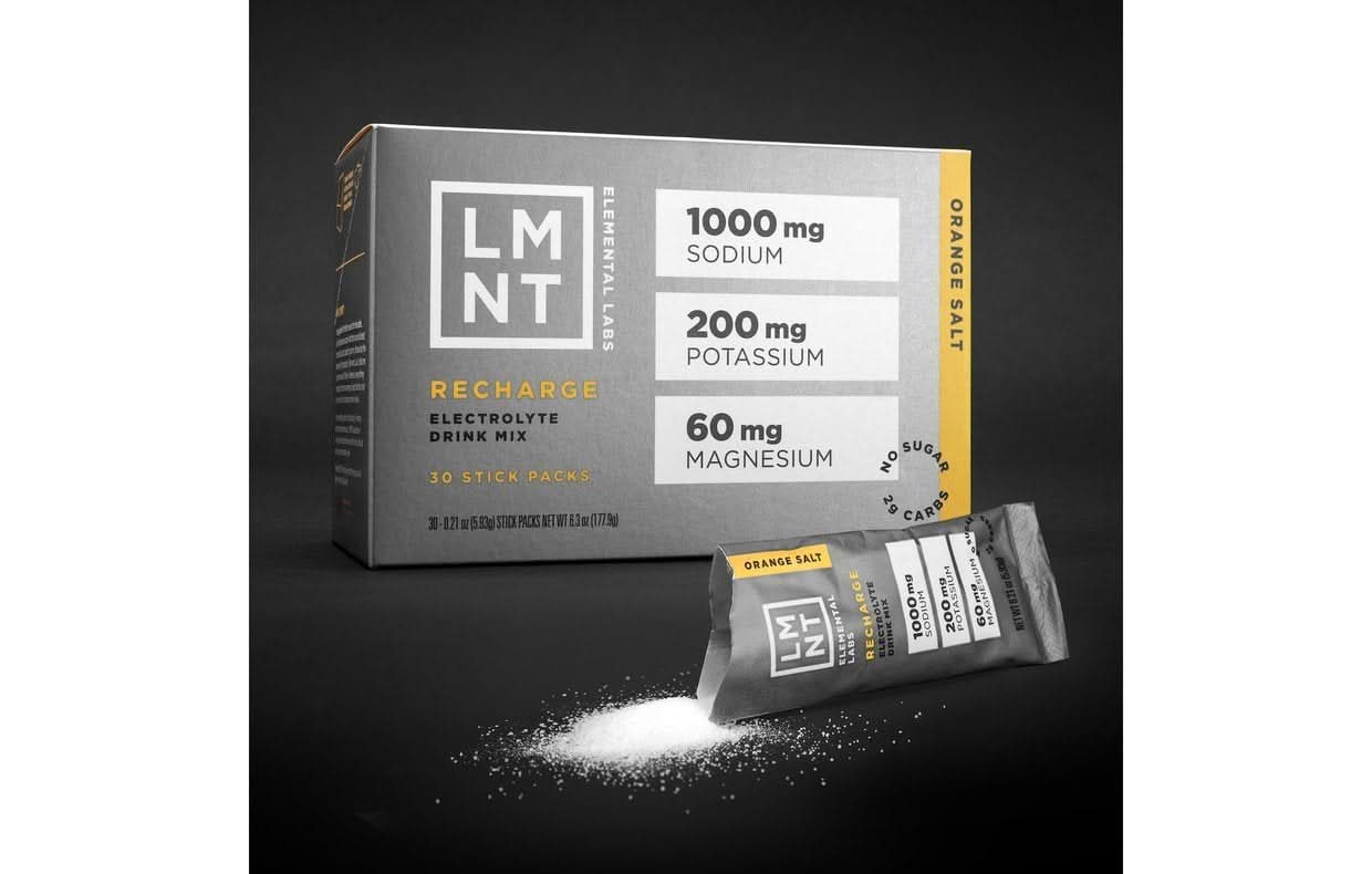 LMNT Orange Salt Electrolyte Mix - 30 Ct - Image 3