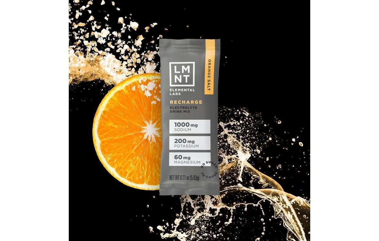 LMNT Orange Salt Electrolyte Mix - 30 Ct - Image 4