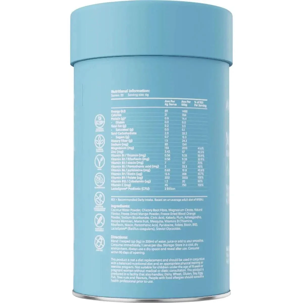 Magnesium Daily Wellness Drink - Tropical Mango - 200g - Image 3