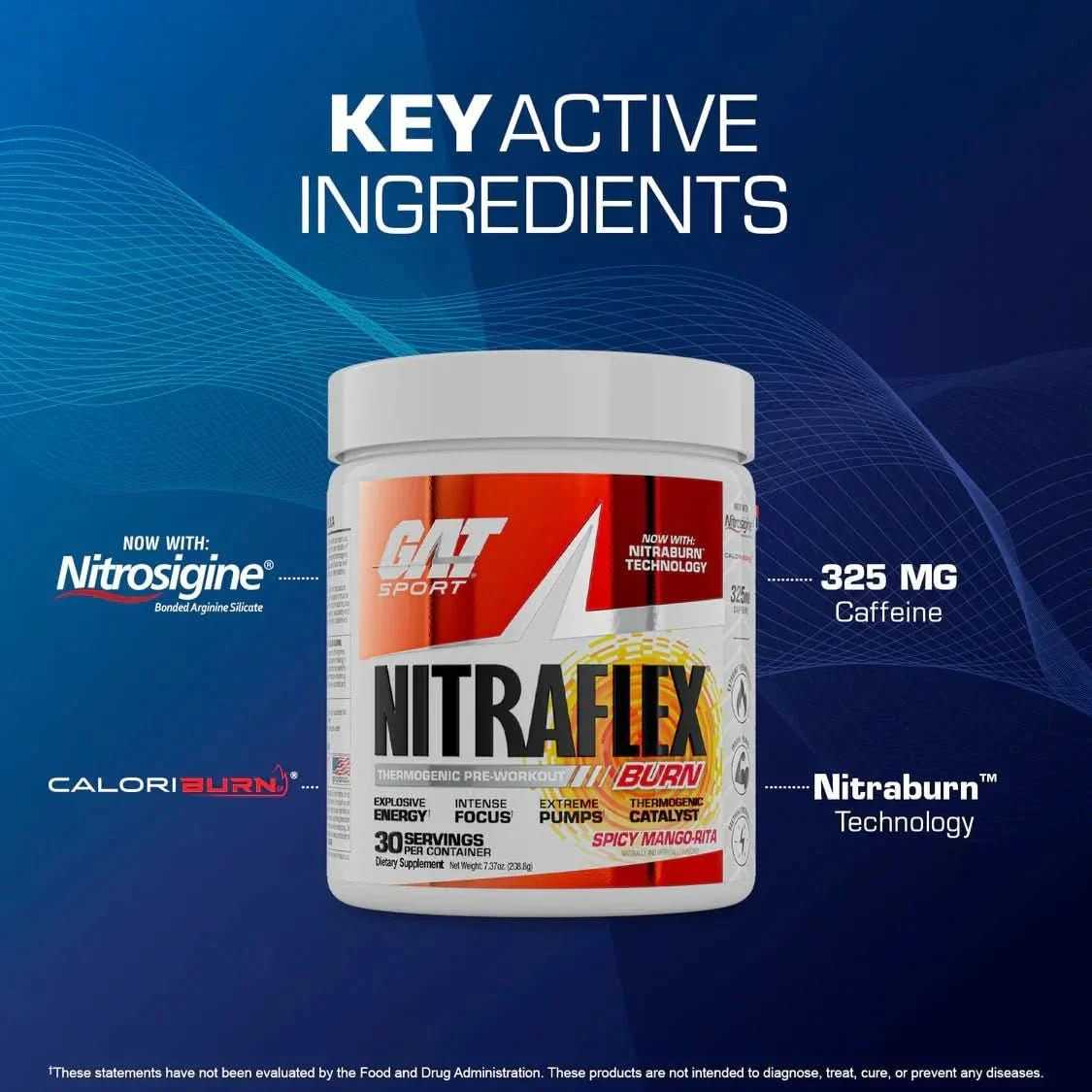 NITRAFLEX BURN - 30 Serves - Best Before 10 Oct 2025 - Image 2