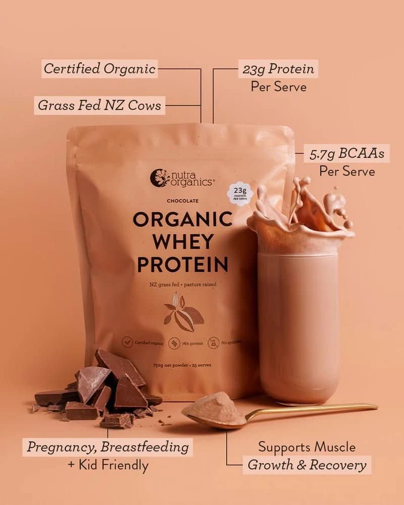Organic Whey Protein - Chocolate - 750g - Image 3