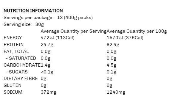 Paleo Pro Pure Egg White Protein - 900g - Image 2