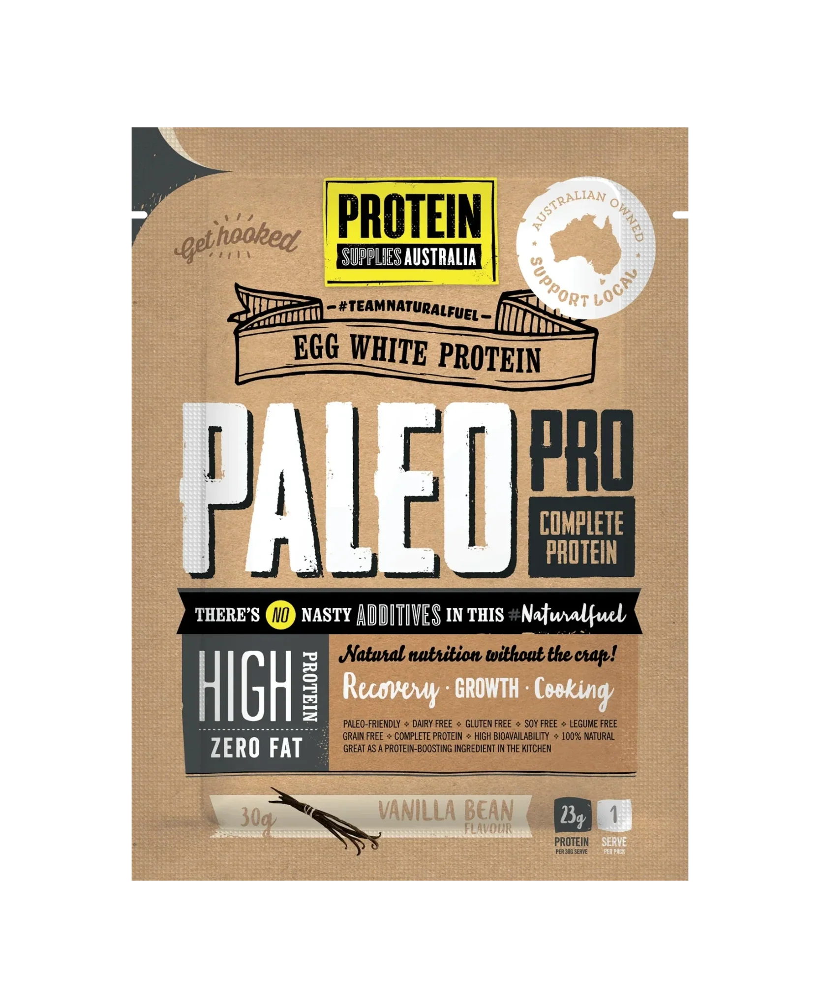 Paleo Pro Vanilla Bean Egg White Protein - 400g
