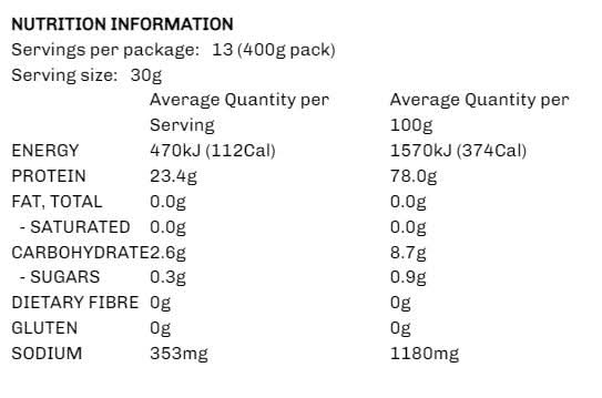 Paleo Pro Vanilla Bean Egg White Protein - 400g - Image 2