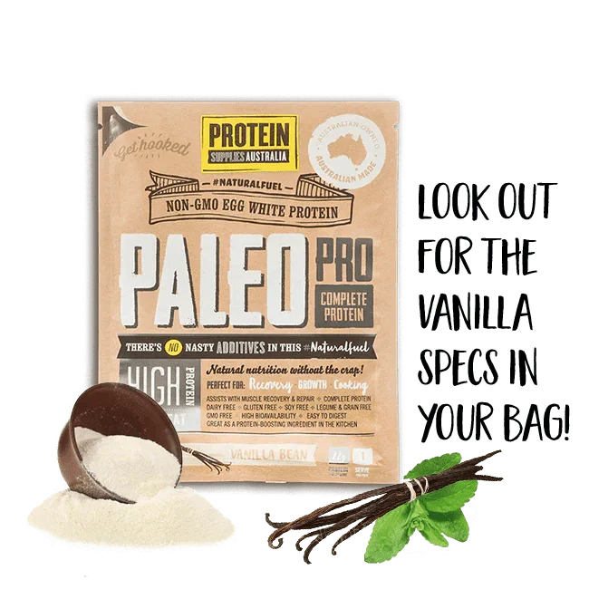 Paleo Pro Vanilla Bean Egg White Protein - 400g - Image 3