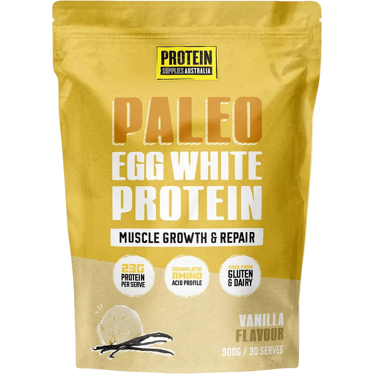 Paleo Pro Vanilla Bean Egg White Protein - 900g