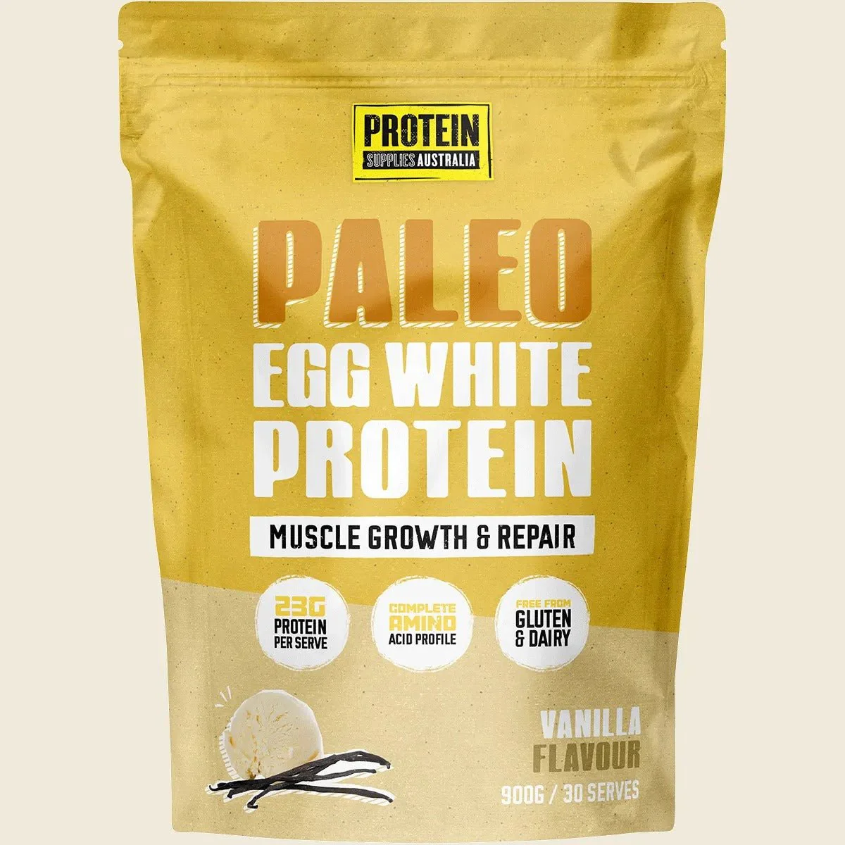 Paleo Pro Vanilla Bean Egg White Protein - 900g - Image 4