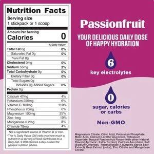 Passionfruit Electrolyte Drink Mix - 90 Serves - Image 2