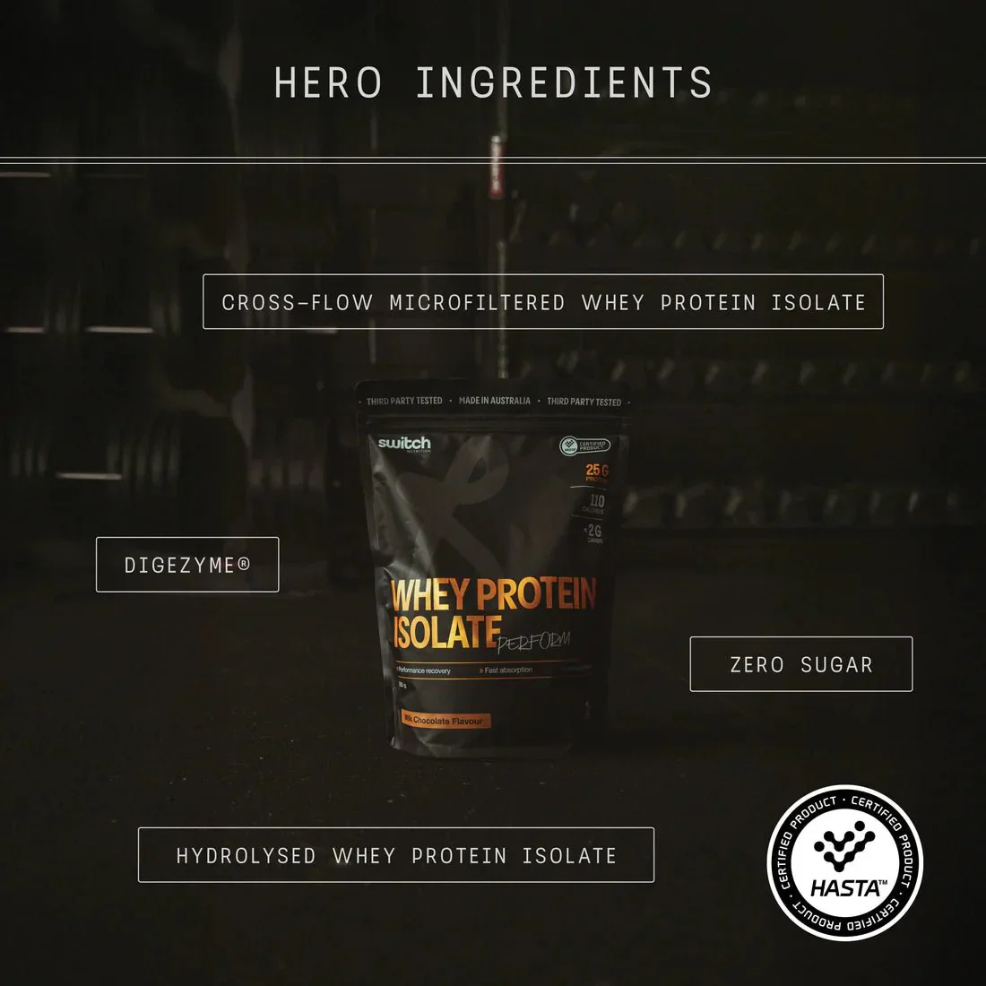 Perform Whey Protein Isolate - Chocolate 750g - Image 3