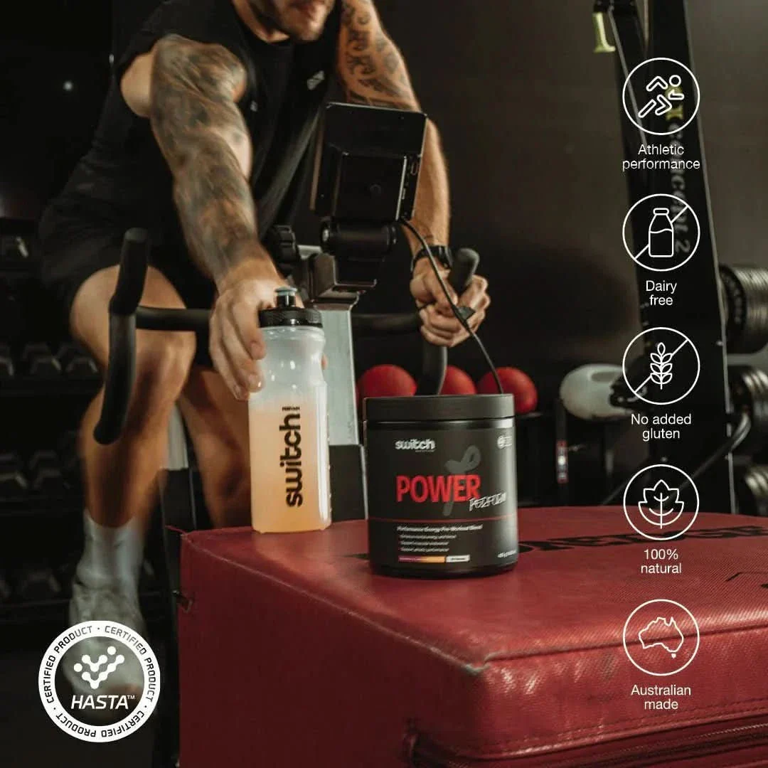 Power Perform Pre-Workout Blend - Strawberry Kiwi - 30 Serves - Image 5