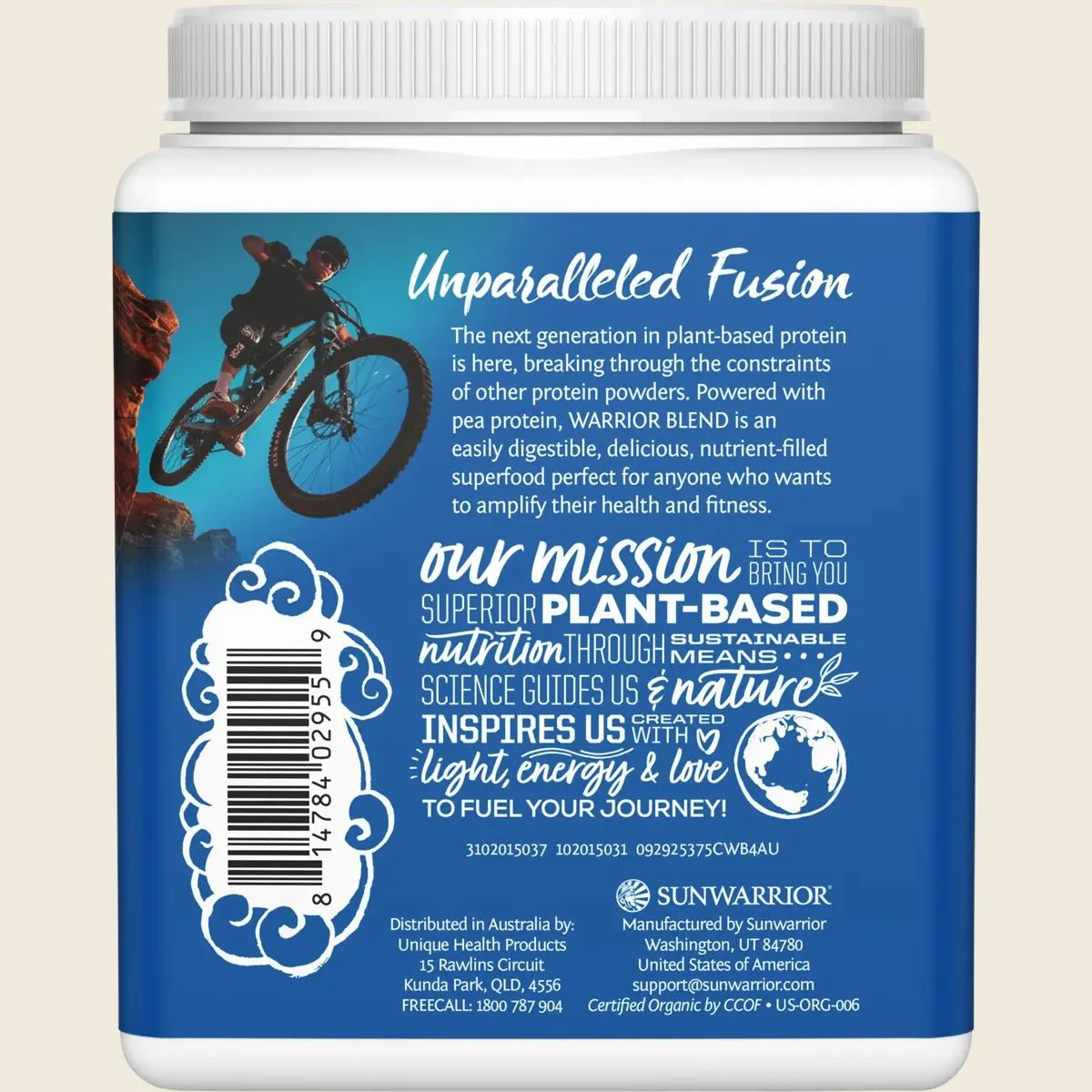 Protein Powder Warrior Blend Chocolate 375g - Image 3