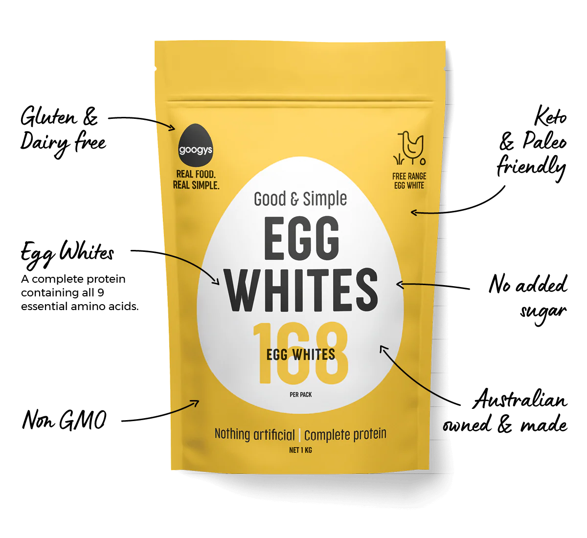 Pure Egg White Powder - 1KG - Image 3