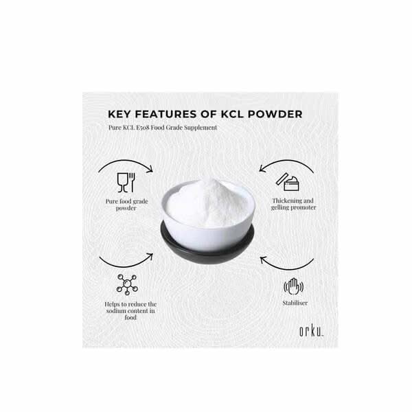 Pure Potassium Chloride Powder - 100g - Image 4