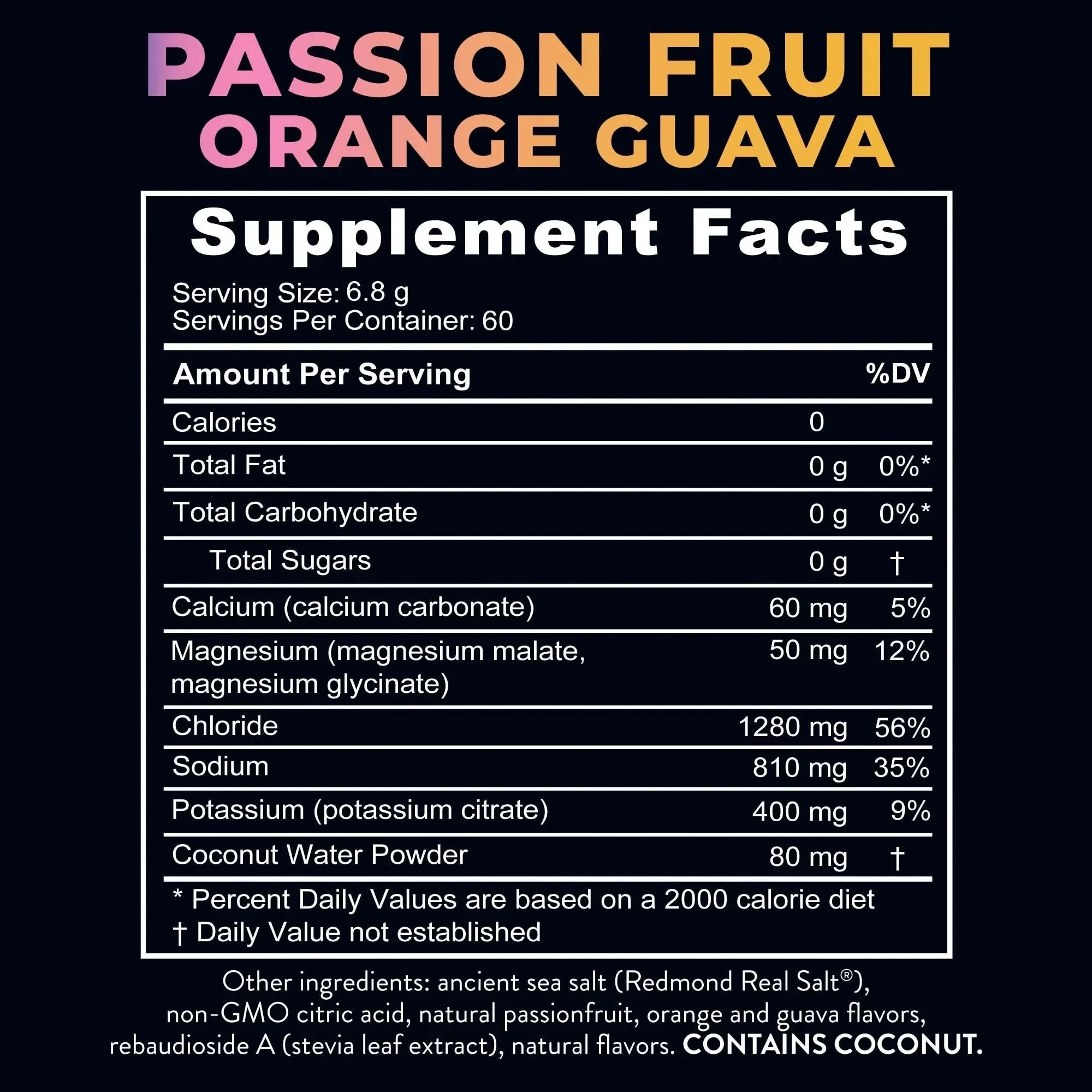 Re-Lyte Electrolyte Mix - Passionfruit Orange Guava - Tub - 60 Serves - Limited Edition - Image 2
